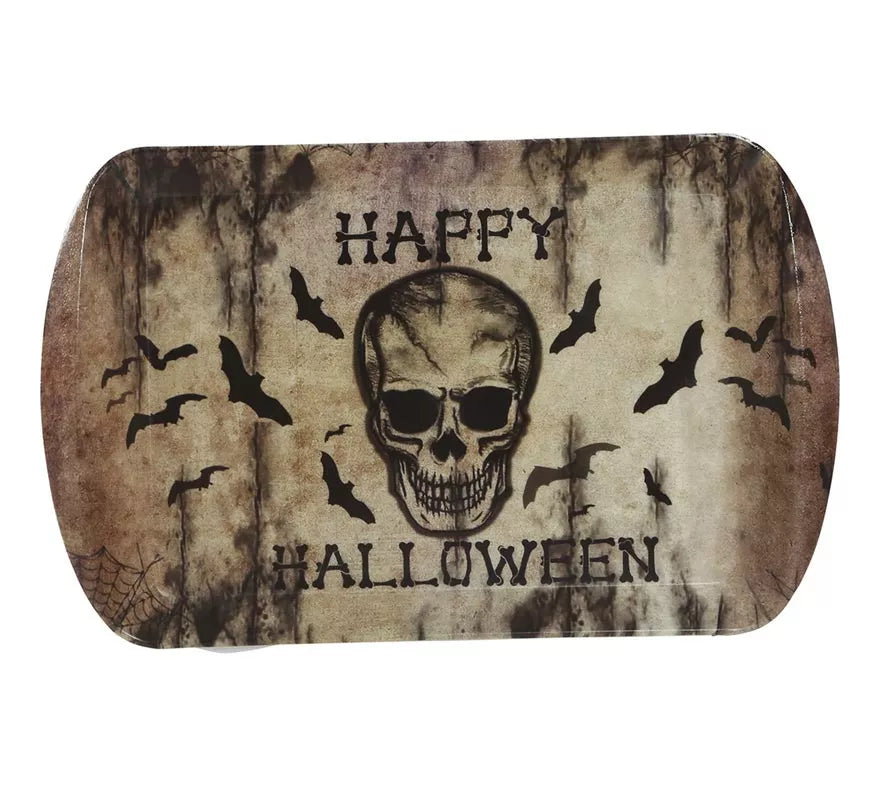 Bandeja con Calavera de 39x24 cm