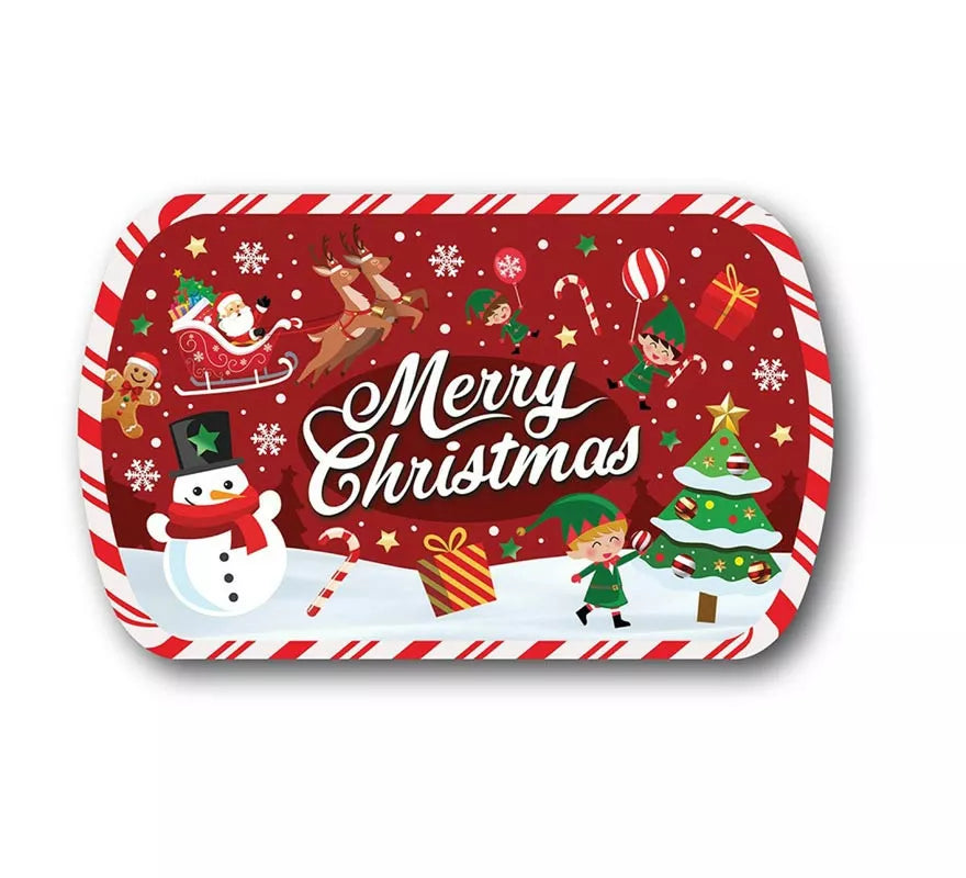 Translation missing: de.Bandeja Merry Christmas de pvc de 39x24 cm
