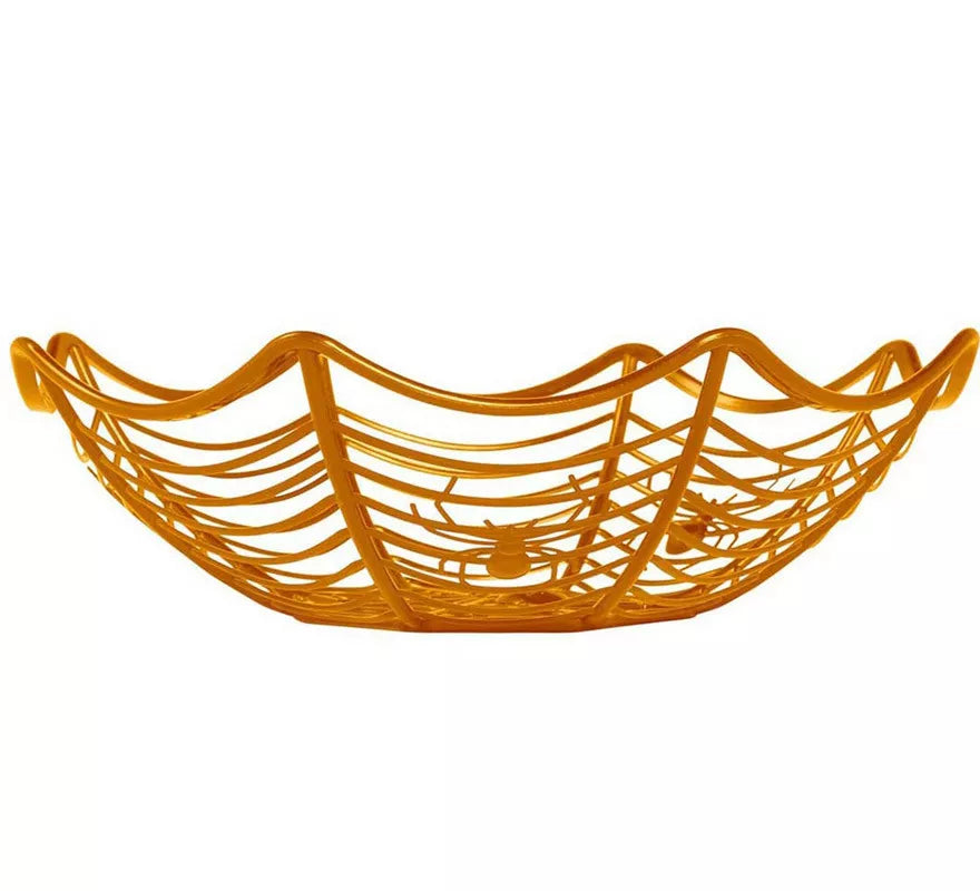 Translation missing: de.Bandeja Naranja Telaraña de Plástico de 28X8 cm