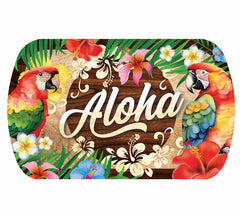 Summer Aloha Kunststofftablett 39x24 cm