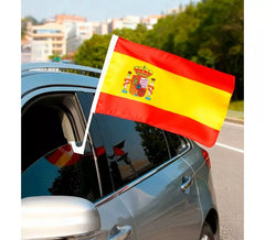 Spanien-Flagge für Auto 30x45 cm
