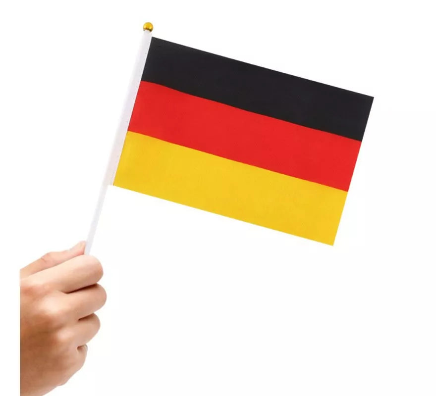 Translation missing: de.Banderín de Alemania con Mango de 20x30 cm
