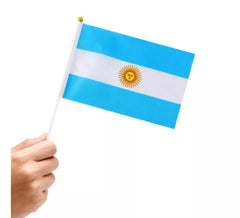Argentinien-Flagge mit Henkel 14x21 cm