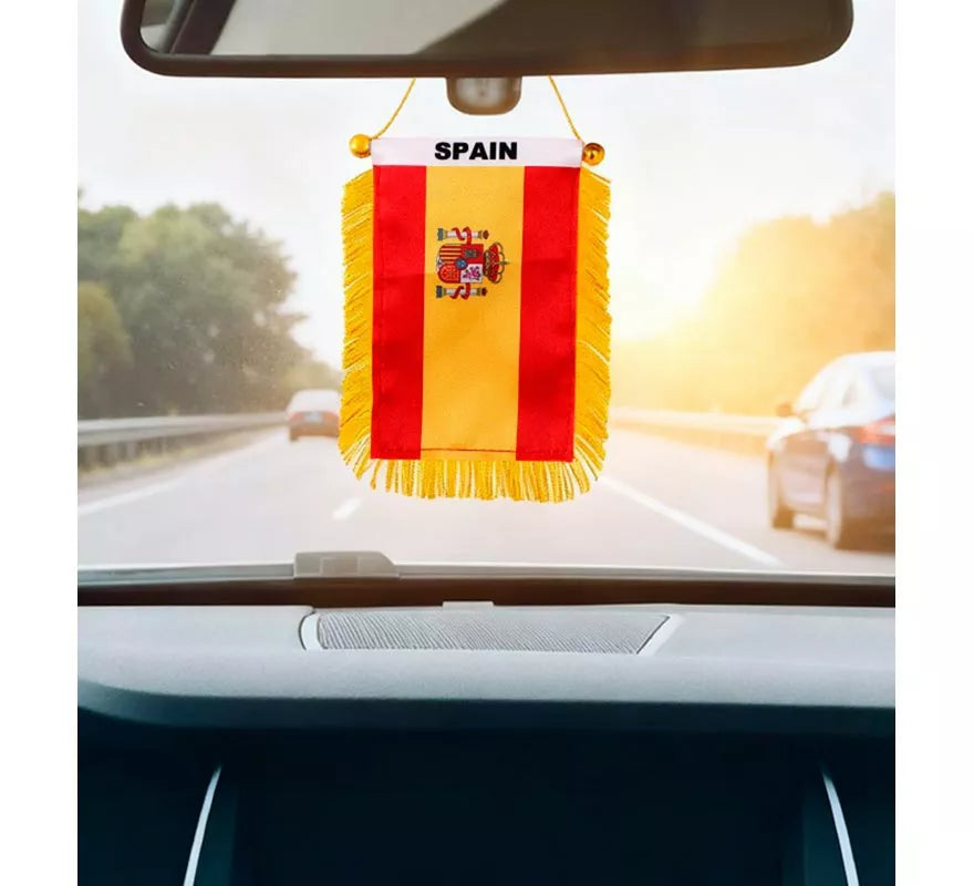 Translation missing: de.Banderín de España Colgable de 8x12 cm