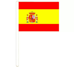 Spanien-Wimpel mit 30x45 cm großem Griff