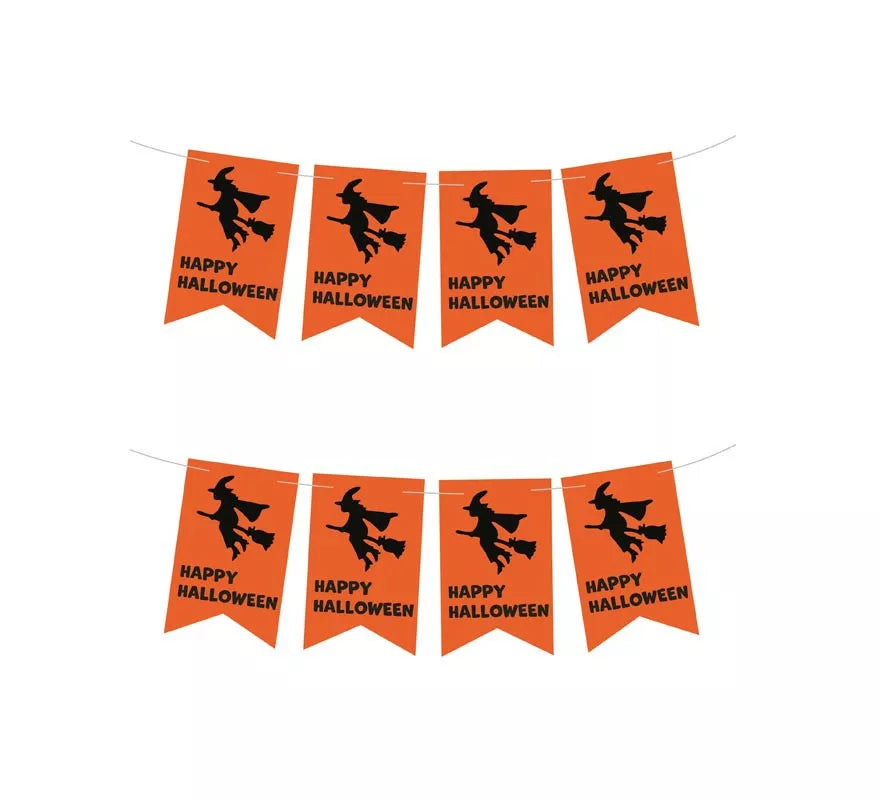Translation missing: de.Banner de Bruja Happy Halloween de 3 m