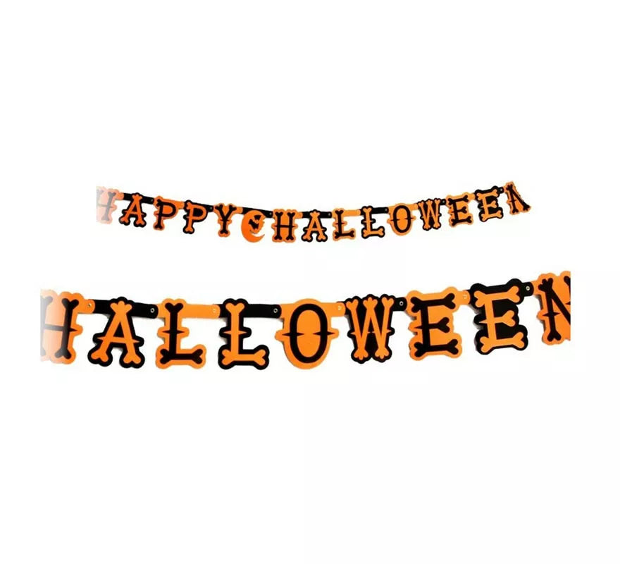 Translation missing: de.Banner o guirnalda Happy Halloween de 1,5 m