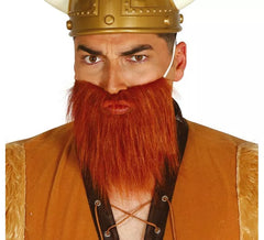 Brauner Wikinger Bart