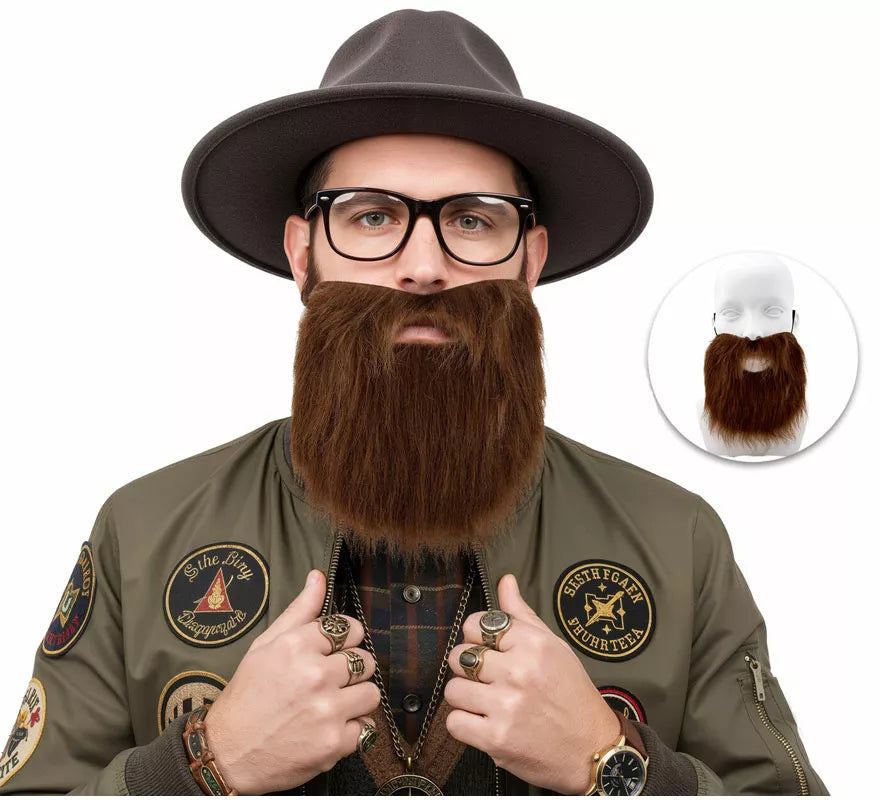 Translation missing: de.Barba de Hipster marrón