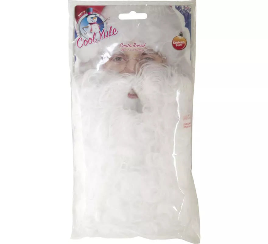 Translation missing: de.Barba de Papá Noel Blanca 28 cm