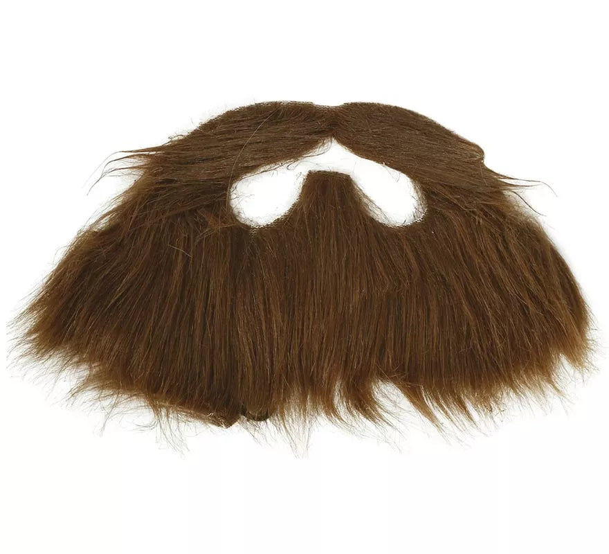 Translation missing: de.Barba y Bigote Castaña con Goma Elástica