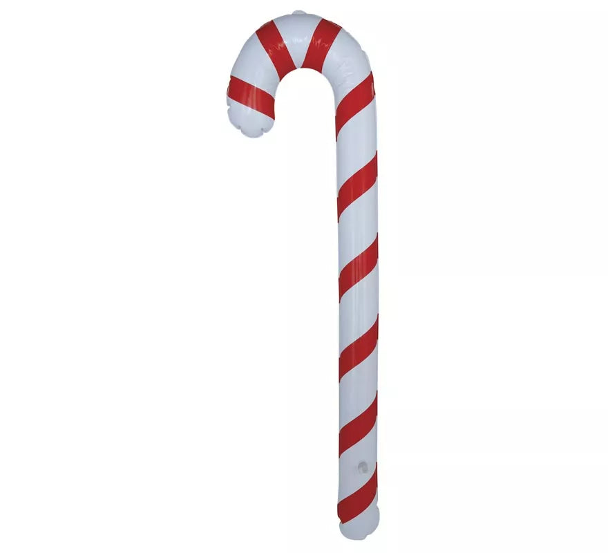 Bastón de Caramelo de Navidad Hinchable de 90 cm