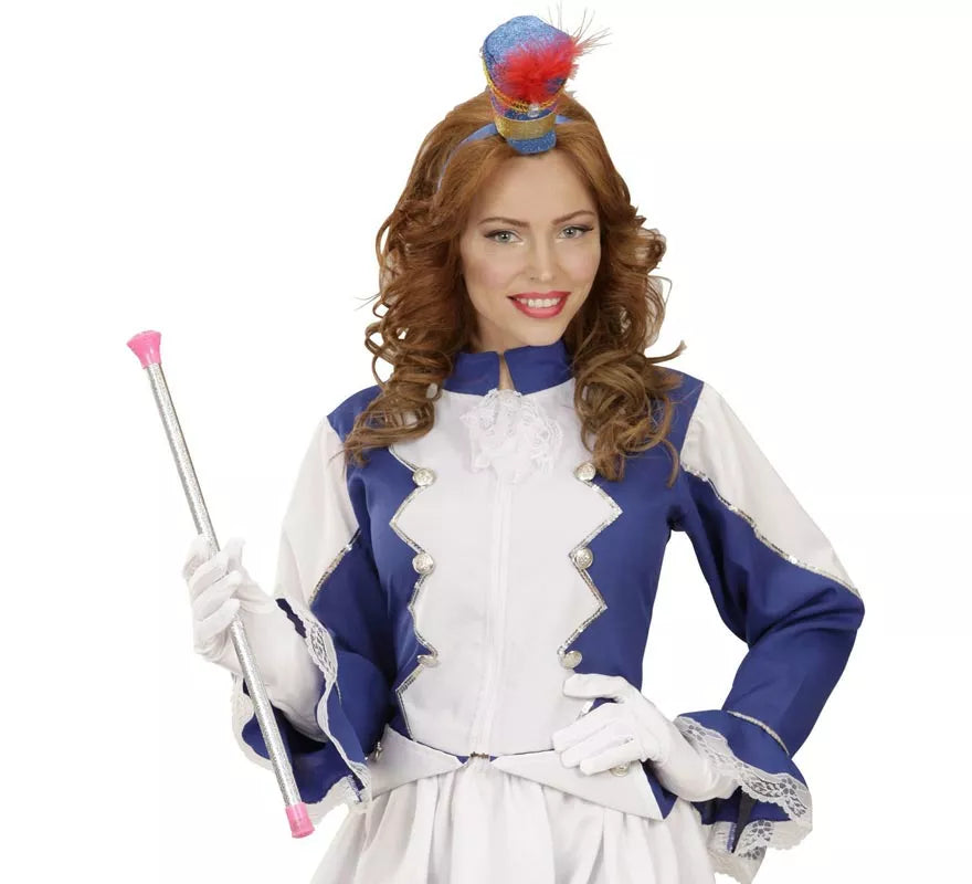 Bastón Majorette rosa Holográfico de 51 cm