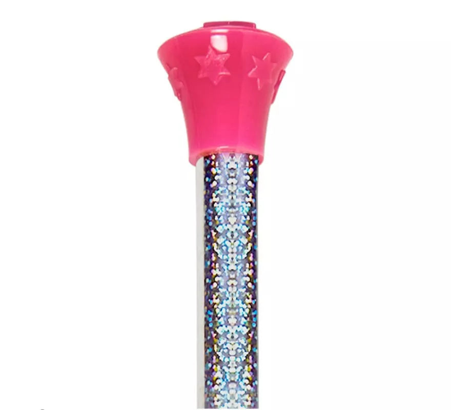 Translation missing: de.Bastón Majorette rosa Holográfico de 51 cm