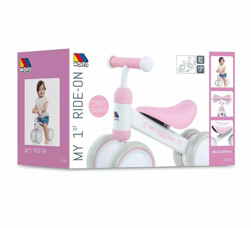 Translation missing: de.Bicicleta Correpasillos rosa para bebé