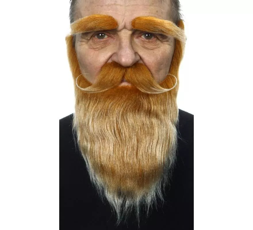 Translation missing: de.Bigote con Barba y Cejas castaño