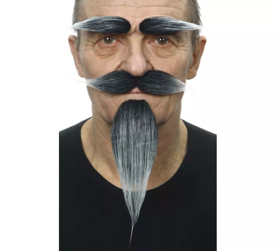 Translation missing: de.Bigote con Perilla y Cejas canoso