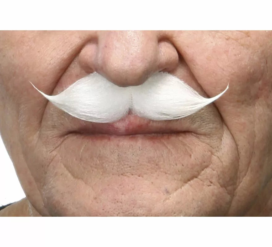 Translation missing: de.Bigote de Época blanco