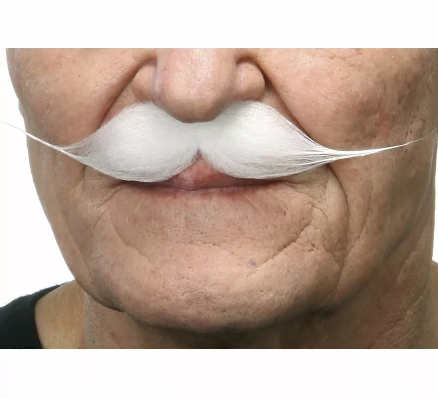 Translation missing: de.Bigote de Época blanco