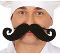 Bigote extra grande de 21.5 cm con elástico