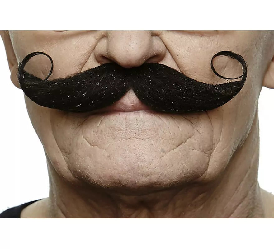 Translation missing: de.Bigote Francés rizado negro
