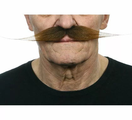 Bigote grande marrón