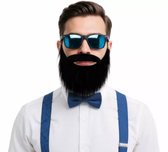 Hipster- Schnurrbart und -Bart