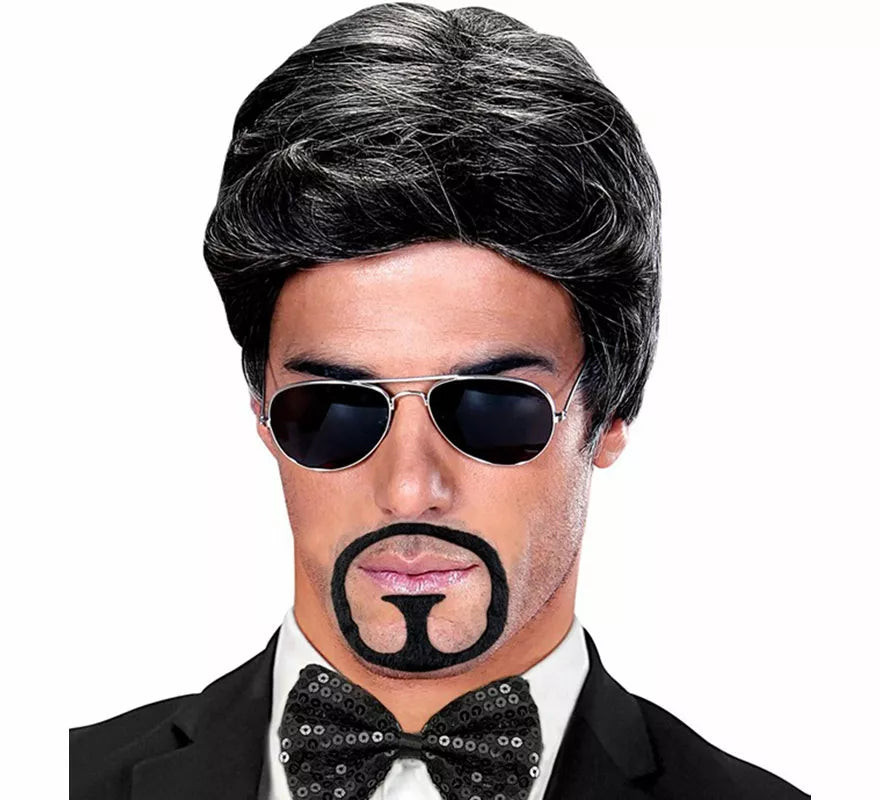 Bigote y Perilla negro