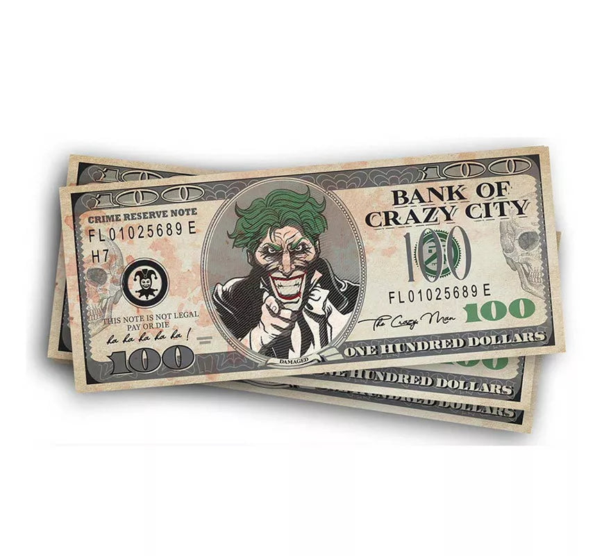 Translation missing: de.Billetes con imagen de Mr Smile de 6X15 cm
