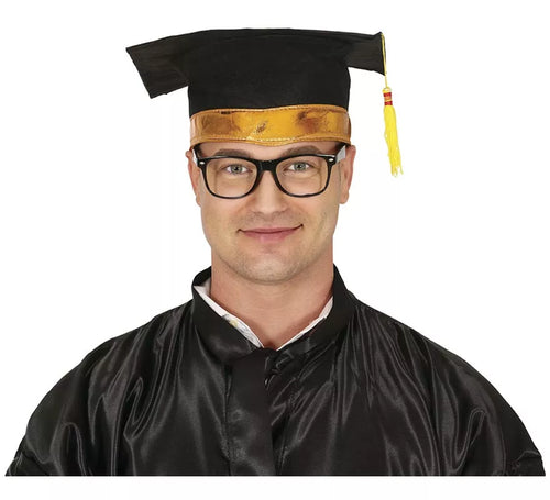 Birrete de Estudiante de tela para adultos