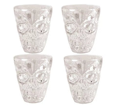 Blister 4 Shots Skull 5,5 Cm