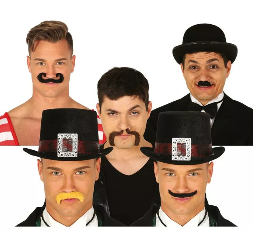 Translation missing: de.Blíster con 6 Bigotes Surtidos
