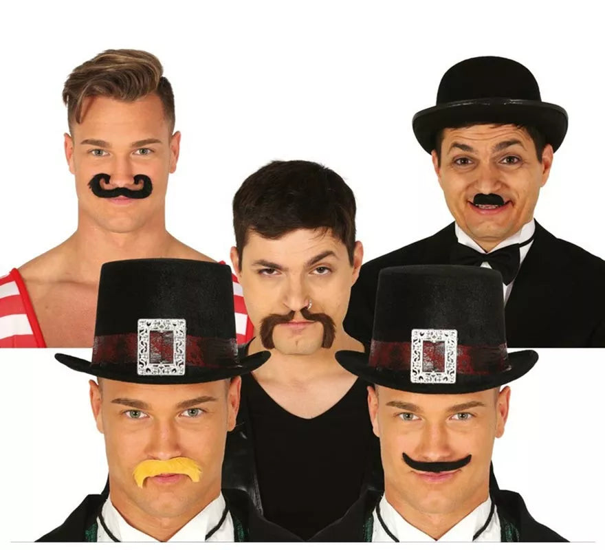 Translation missing: de.Blíster con 6 Bigotes Surtidos