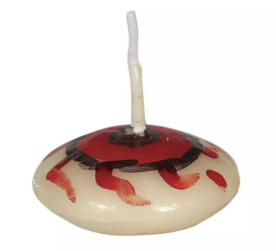 Blíster de 4 Velas de Ojos que flotan de 5x5 cm
