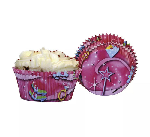 Blister de 50 Moldes Cake Cases de las Princess