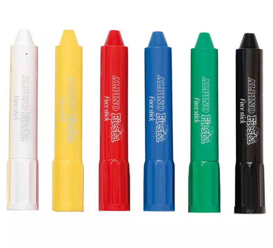Translation missing: de.Blíster de 6 Alpino Face Stick Colores Variados