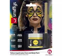 Fluoreszierende gelbe Flüssiglatexblisterpackung mit Applikator