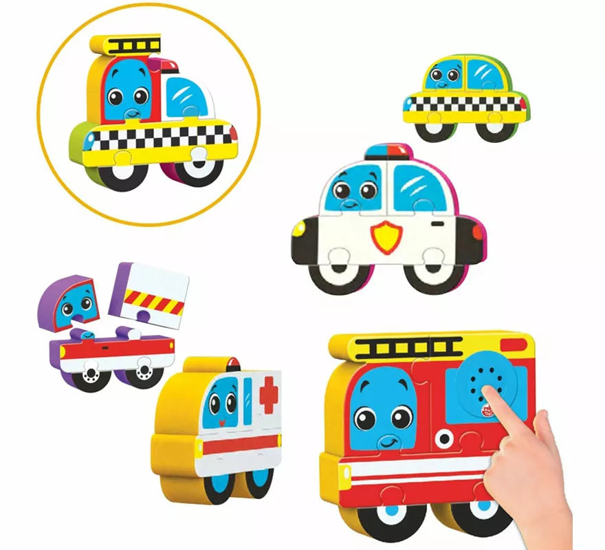 Translation missing: de.Bloques de Puzzles de Figuras de Vehículos con Sonido