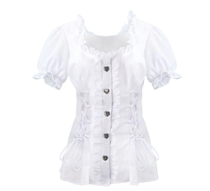 Translation missing: de.Blusa Vaquera o Bávara blanca para mujer