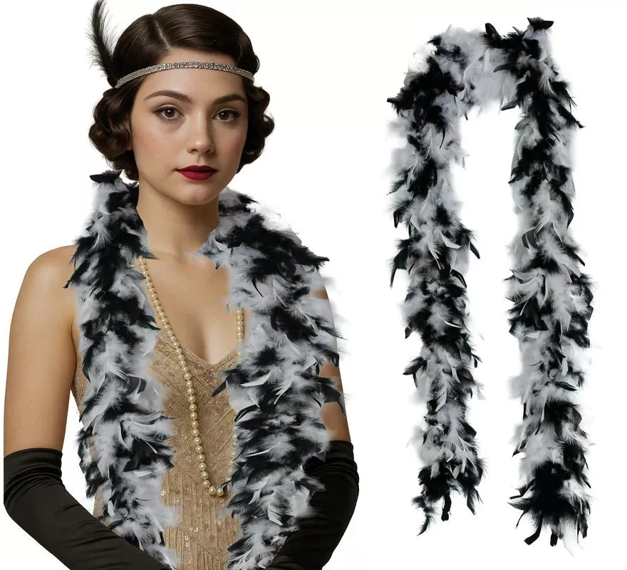 Translation missing: de.Boa de 80 g de plumas en varios colores