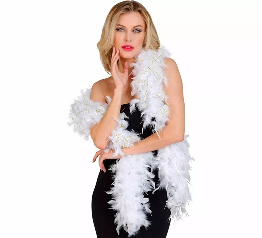 Translation missing: de.Boa de Plumas con Espuma dorada de 1,80 m y 80 g en varios colores