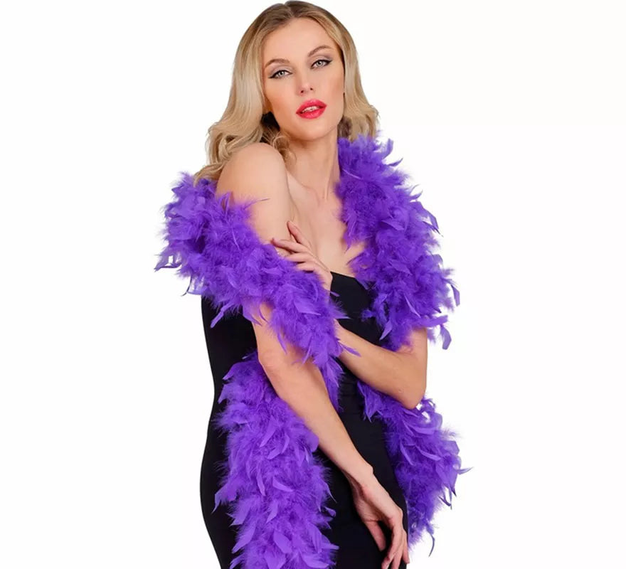 Translation missing: de.Boa de Plumas de 1,80 m y 80 g en varios colores