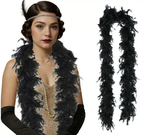 Boa de Plumas de 80 g en varios colores