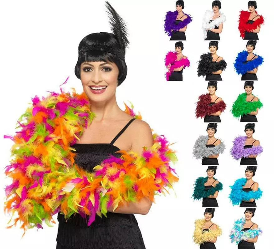 Translation missing: de.Boa Deluxe de Plumas 180 cm 80 g en varios colores