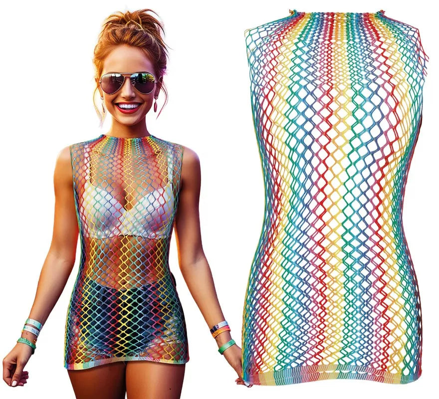 Translation missing: de.Body de Rejilla multicolor para mujer