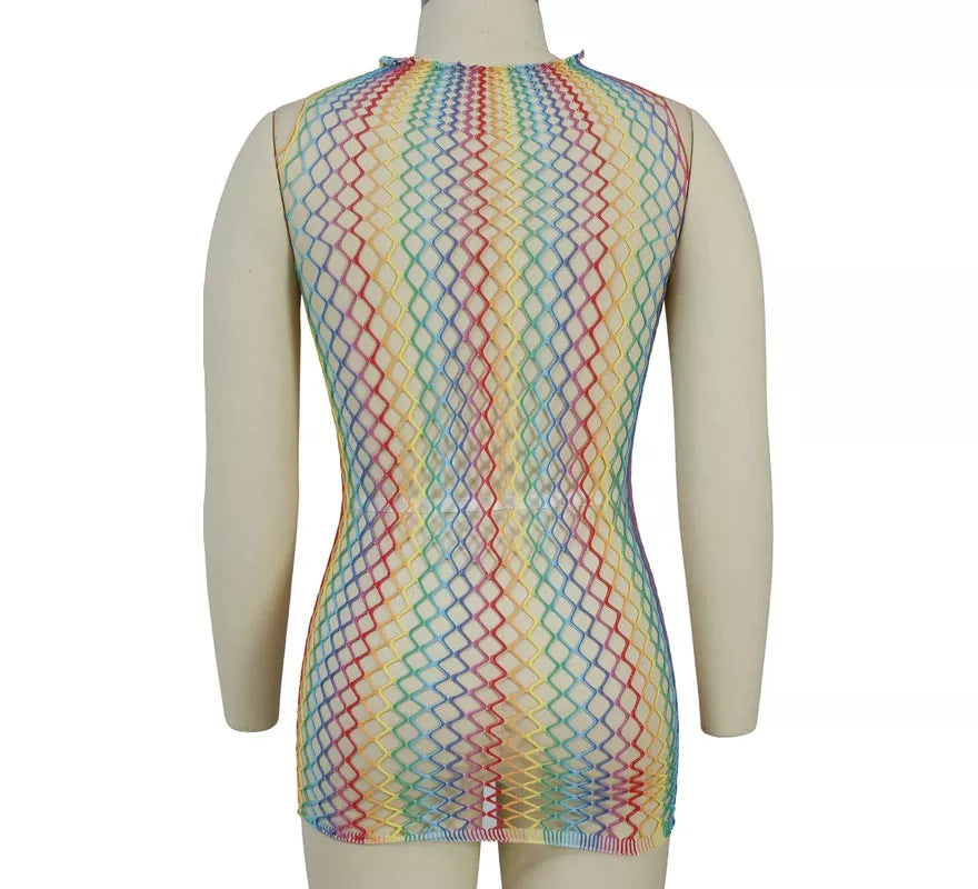Translation missing: de.Body de Rejilla multicolor para mujer