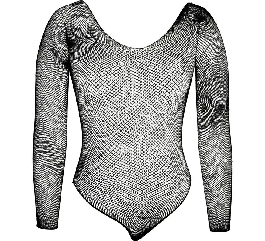 Translation missing: de.Body negro con Pedrería para mujer
