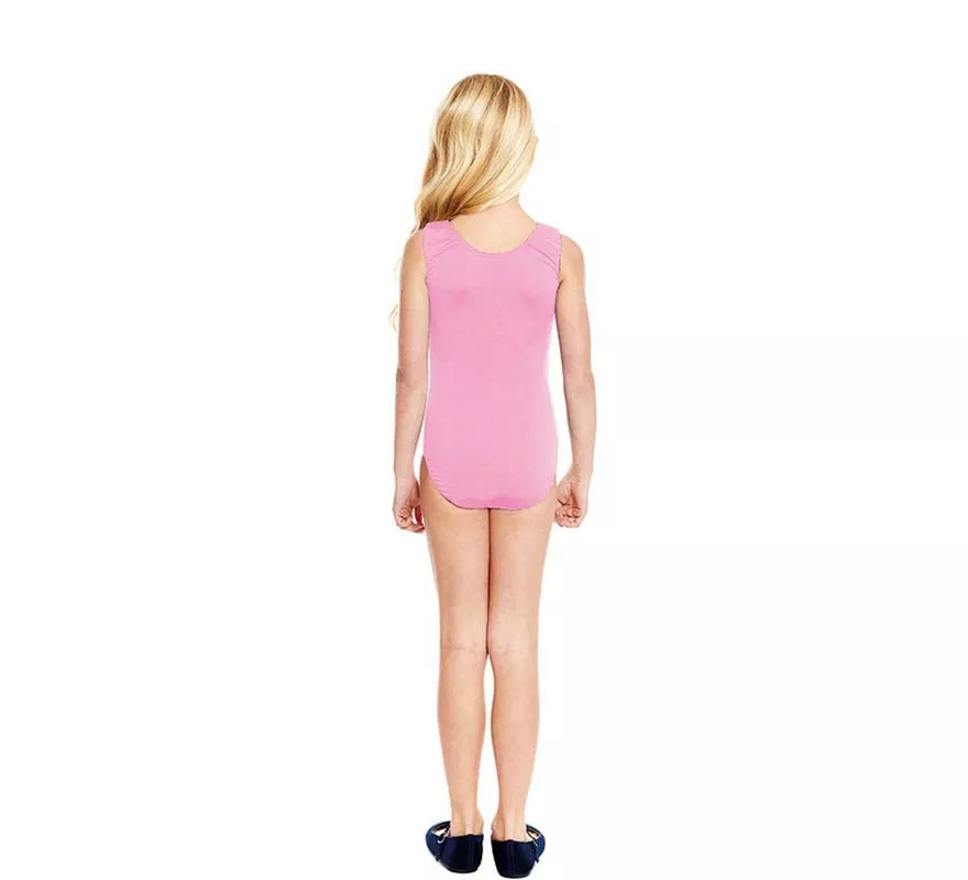 Translation missing: de.Body o Maillot con tirante ancho rosa para niña