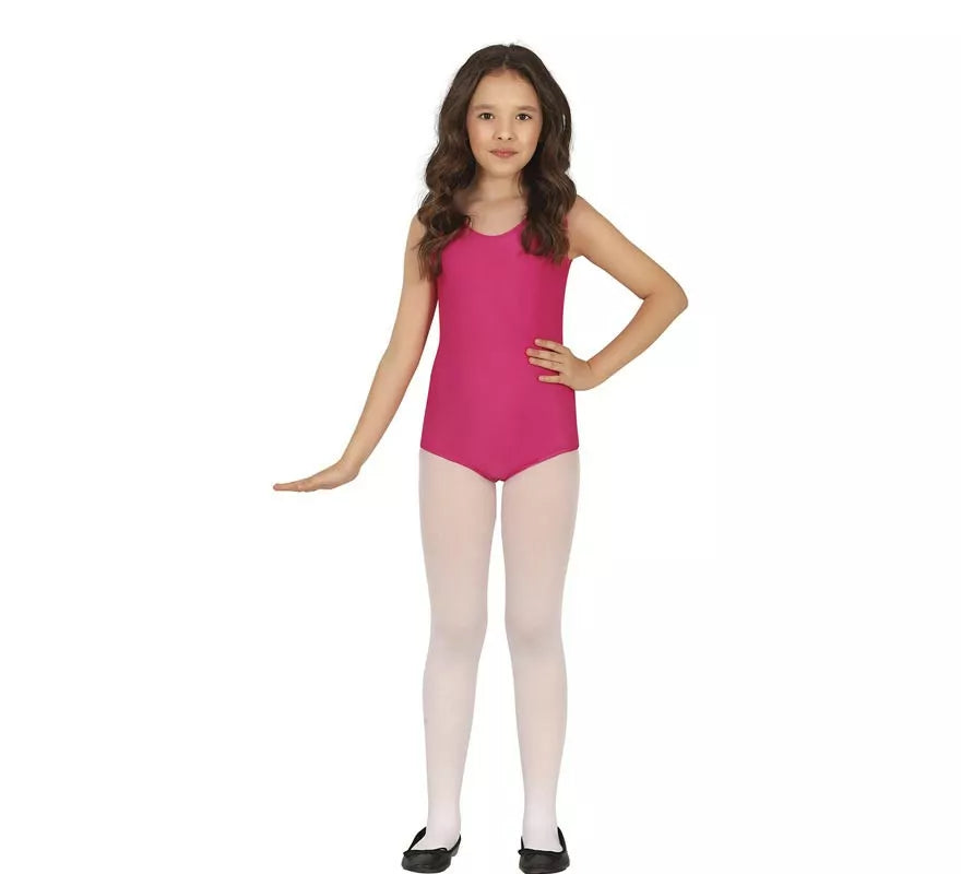 Translation missing: de.Body o Maillot Fucsia sin mangas para niños