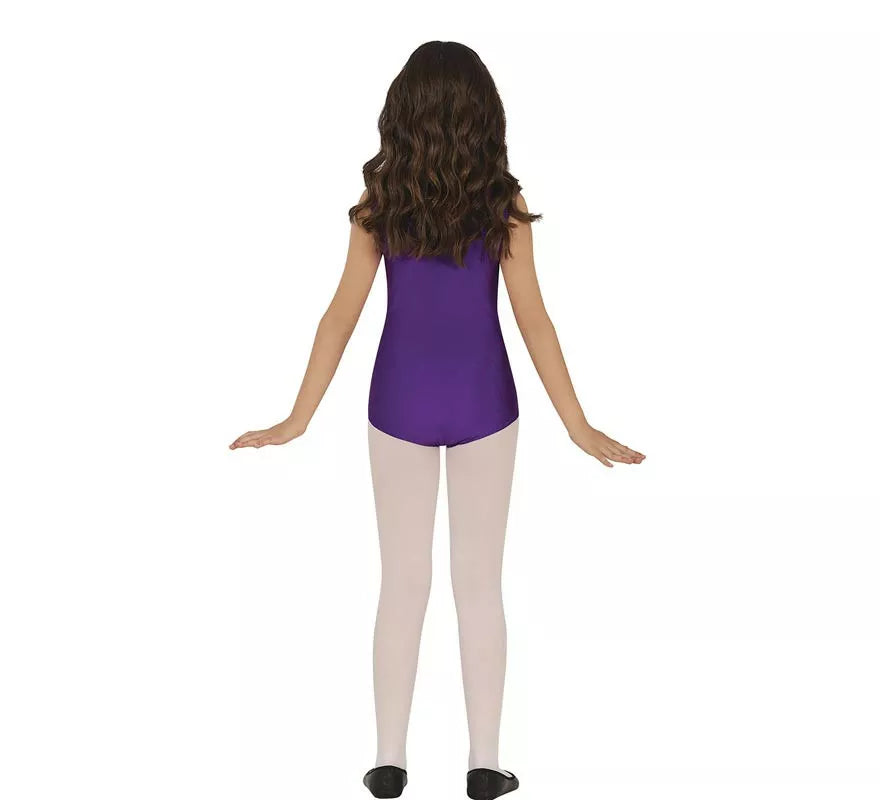 Body o Maillot Lila sin mangas para niños